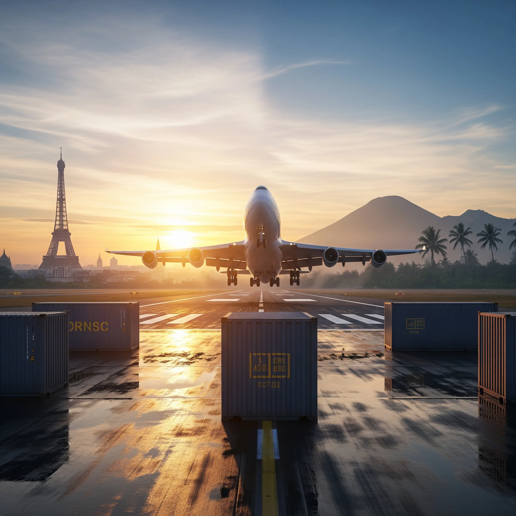 Air Freight Between France and Indonesia