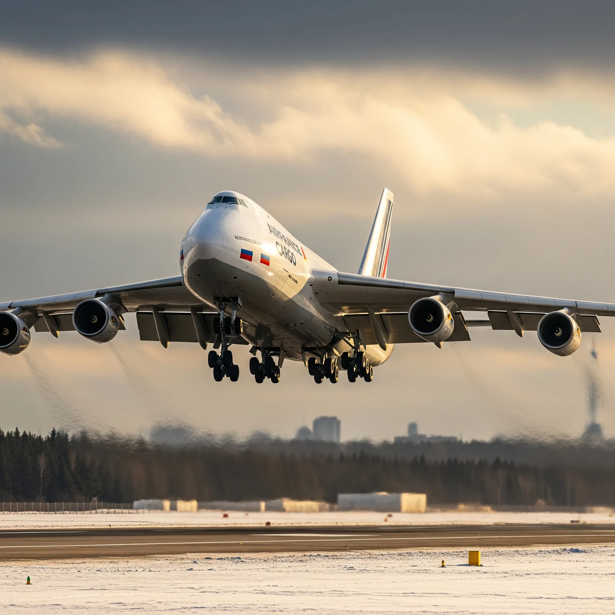Air Freight Between France and Russia