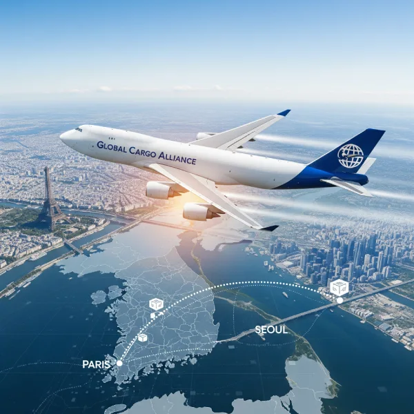 Air Freight Between France and South Korea