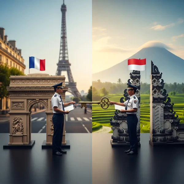 Customs Clearance Between France and Indonesia