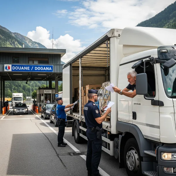 Customs clearance between France and Italy