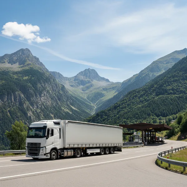 Road freight between France and Italy