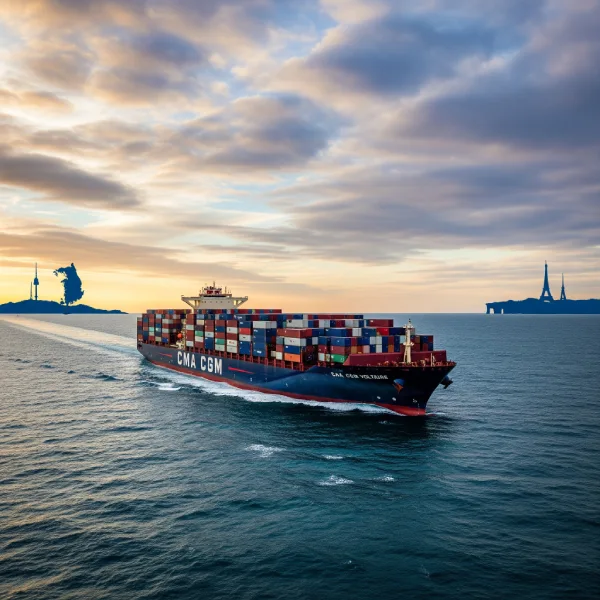 Sea Freight Between France and South Korea