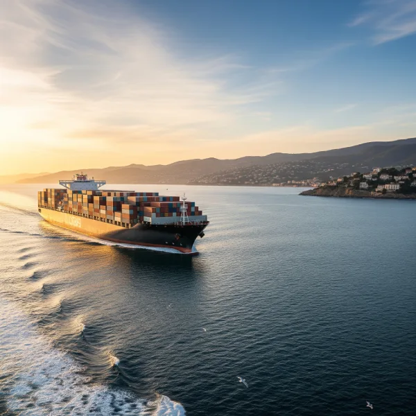 Sea freight between France and Italy