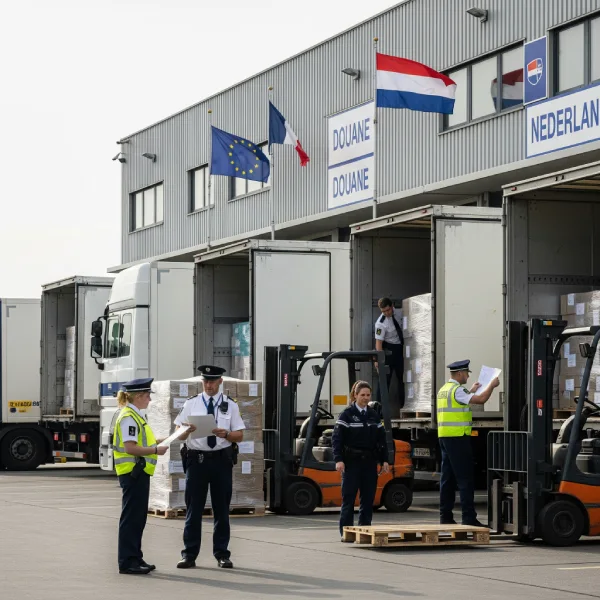 Dédouanement entre la France et Pays-Bas