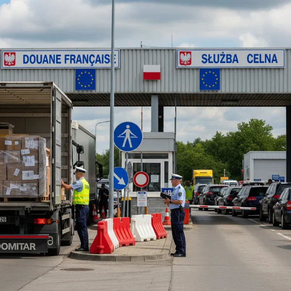 Dédouanement entre la France et Pologne