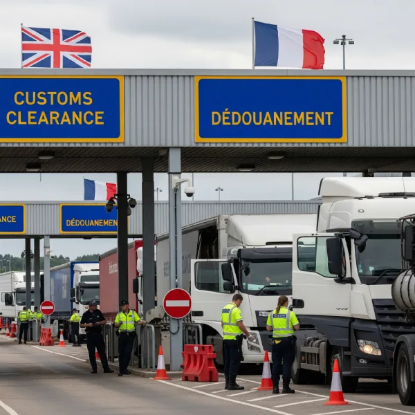 Dédouanement entre la France et le Royaume-Uni