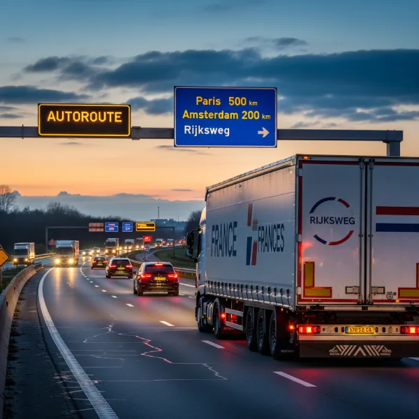 Fret Routier entre la France et Pays-Bas