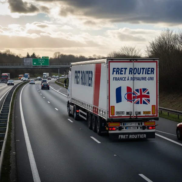 Fret Routier entre la France et le Royaume-Uni