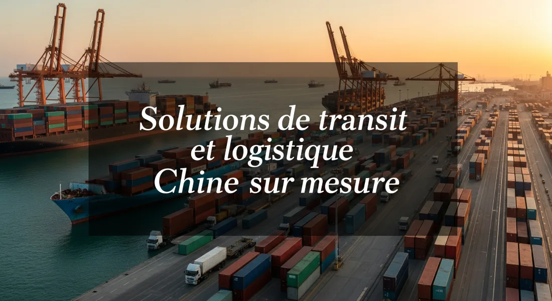 Solutions de transit et logistique France Chine sur mesure