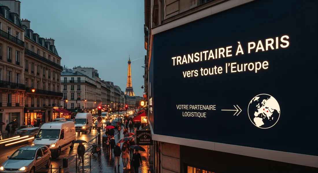 Transitaire à Paris vers toute l’Europe